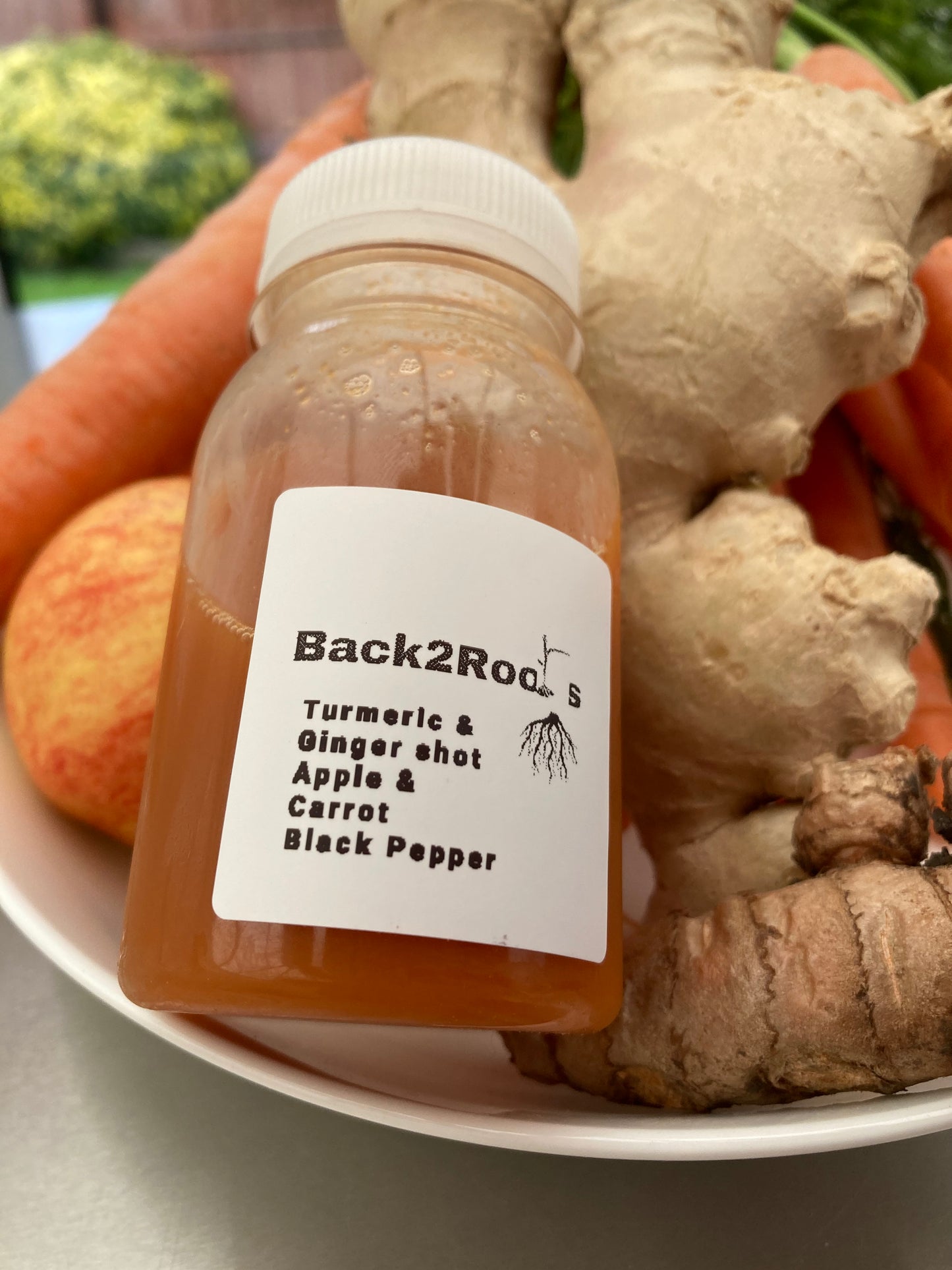 Carrots, Apple, Ginger & Turmeric